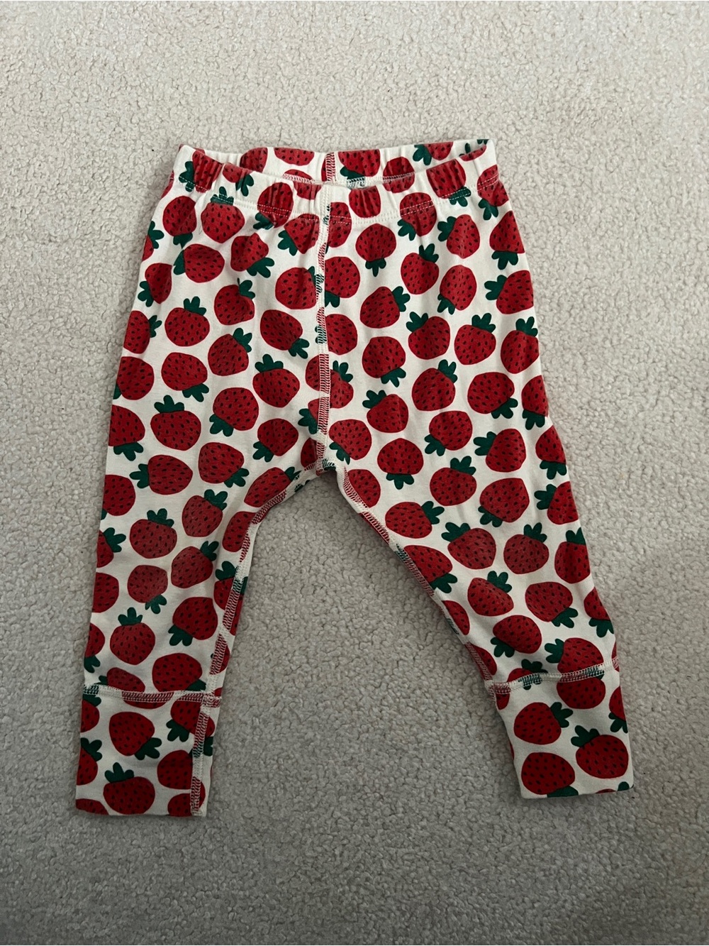 Hanna Andersson Girls’ Strawberry Print Pants 12-18 months